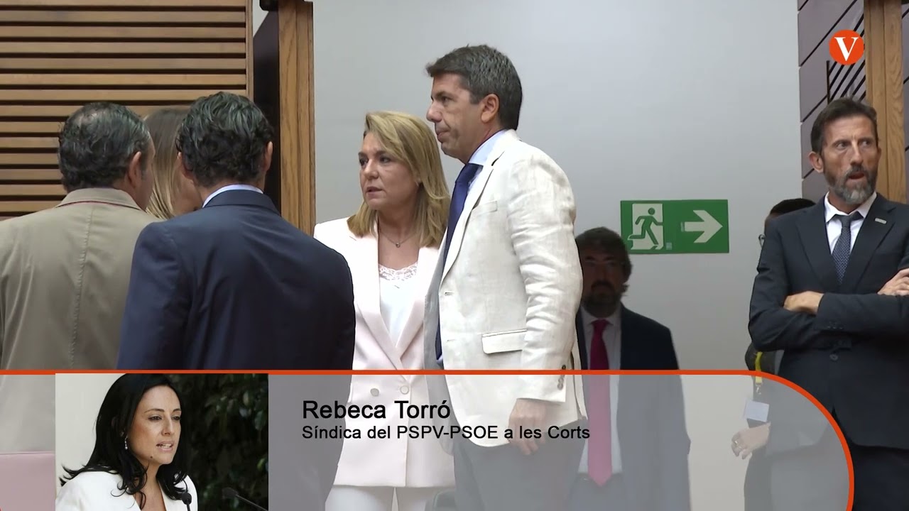 Rebeca Torró acusa a Mazón i a VOX de tancar amb pany i clau el Consell