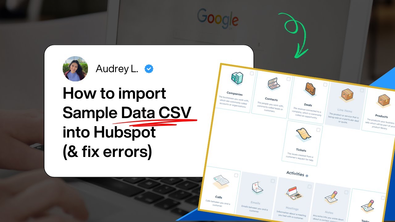 How to Bulk Import data into Hubspot CRM & Fix Mapping Errors