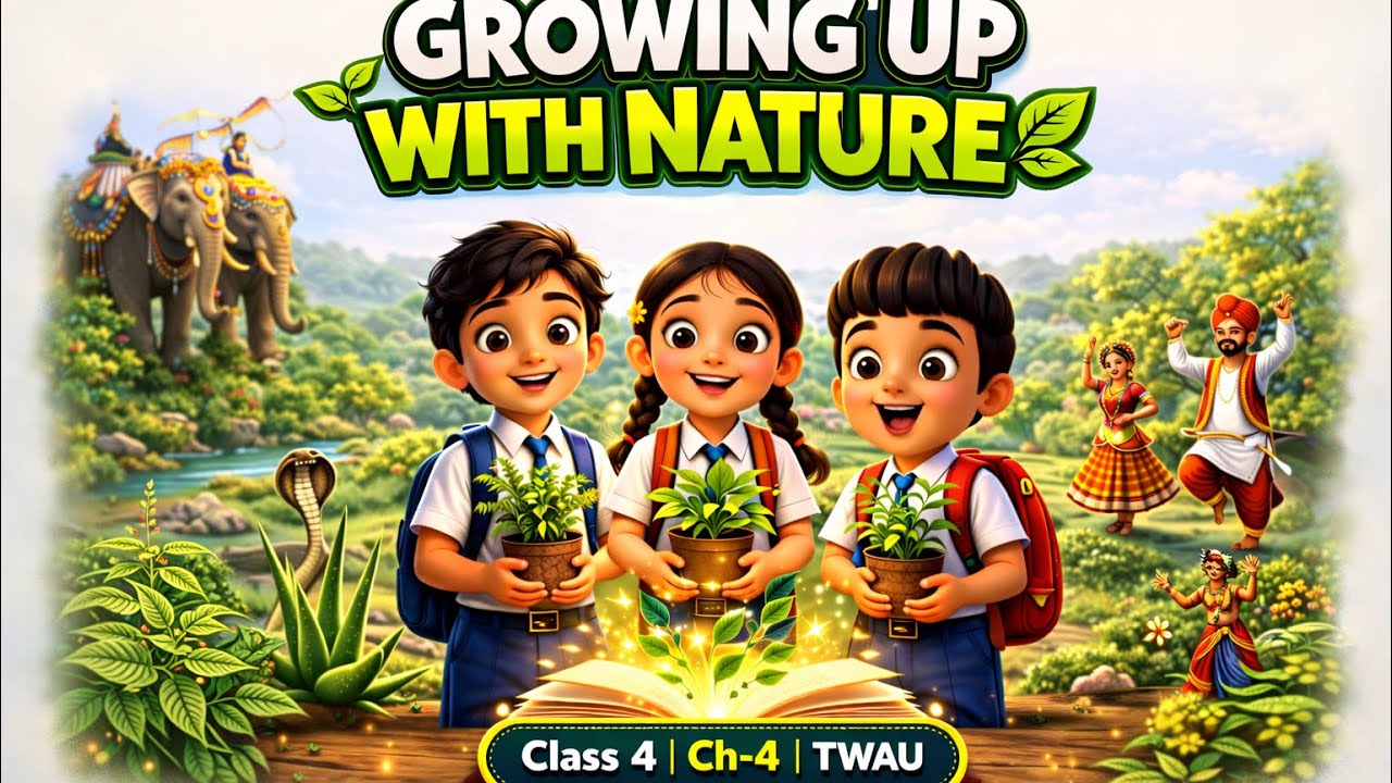 Class-4 | 🌿✨ Growing Up With Nature | (Part 2) | TWAU | Festivals, Plants & Dances of India