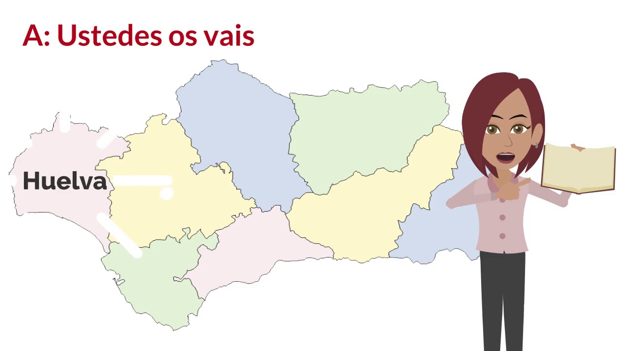 Cartografía Dialectal Andaluza.- Mapa 10.- Ustedes/Vosotros