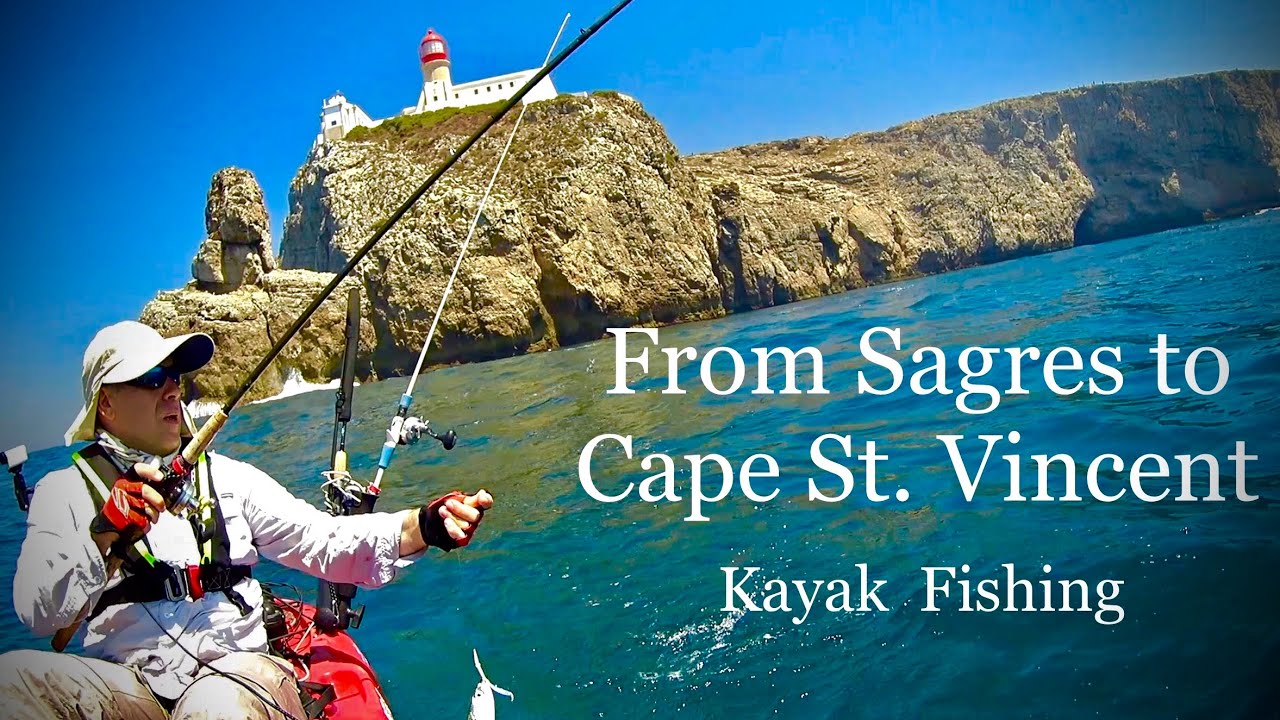 From Sagres to the Cape St.Vincent -  Kayak  Fishing - 4K 50fps