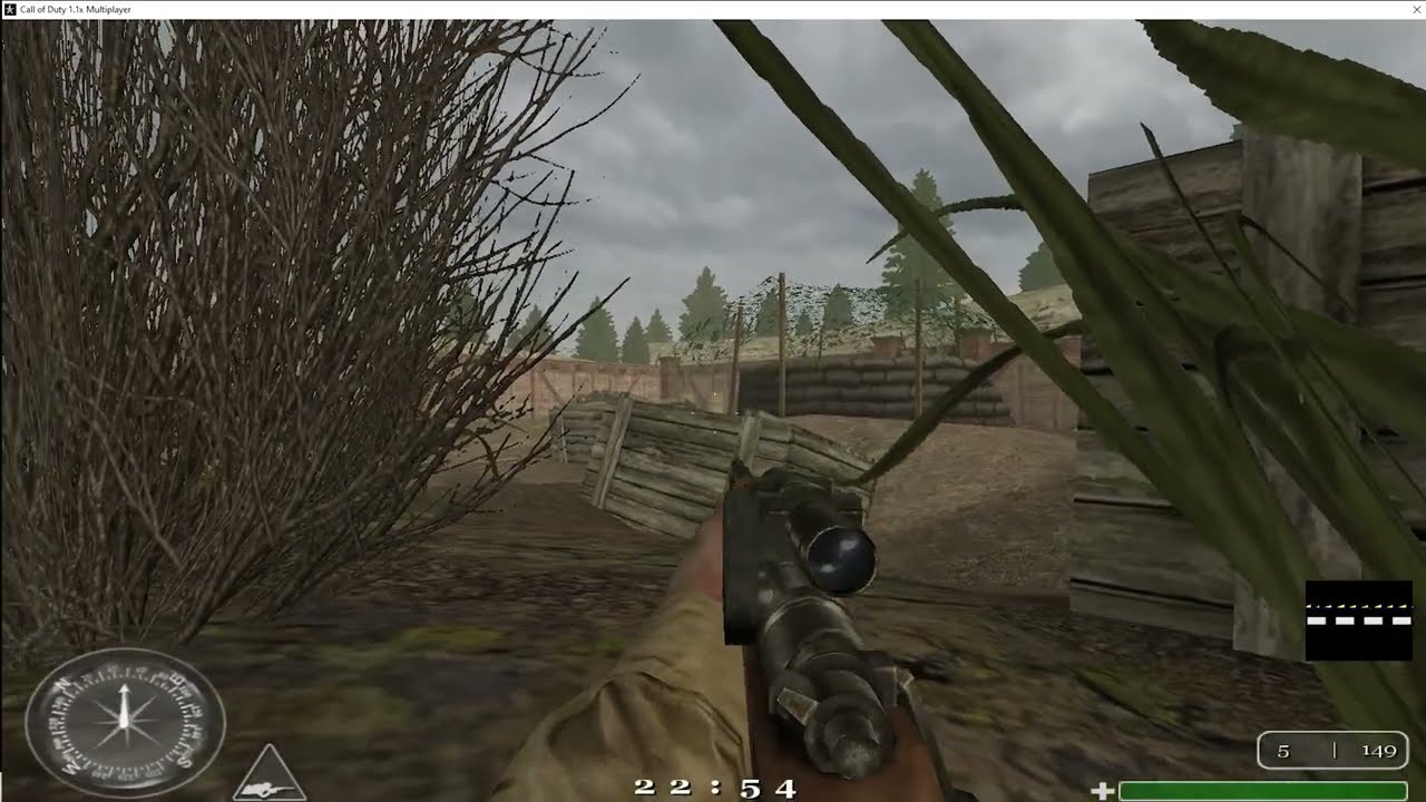 PC Call of Duty 1 Sniper Multiplayer Veteran Returns After Watching WHO KickR Clan Match On Youtube
