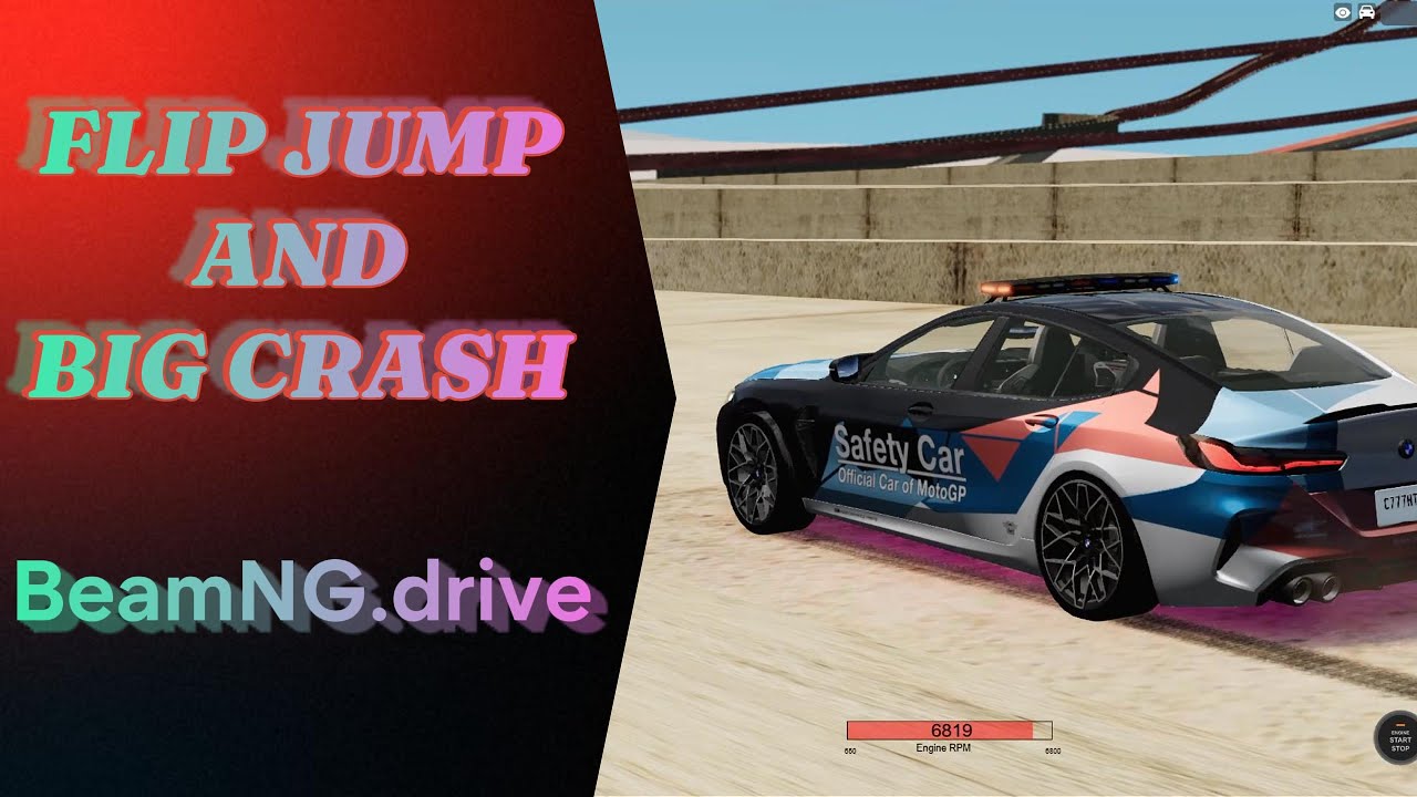 BeamNG.drive | FLIP JUMP AND BIG CRASH🚗💥 | #75