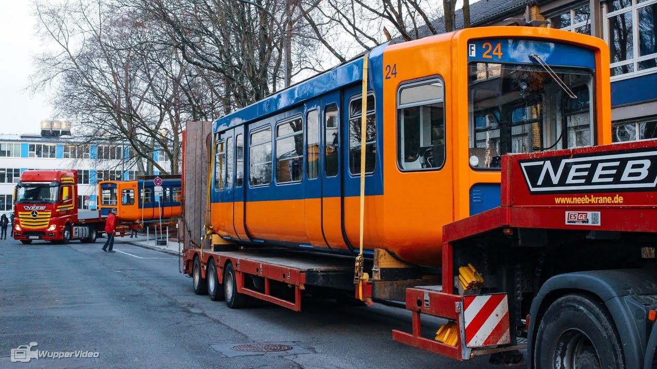 Wuppertaler Schwebebahn wird zum Klassenzimmer | Ausmusterung des GTW24 | 21.02.2019