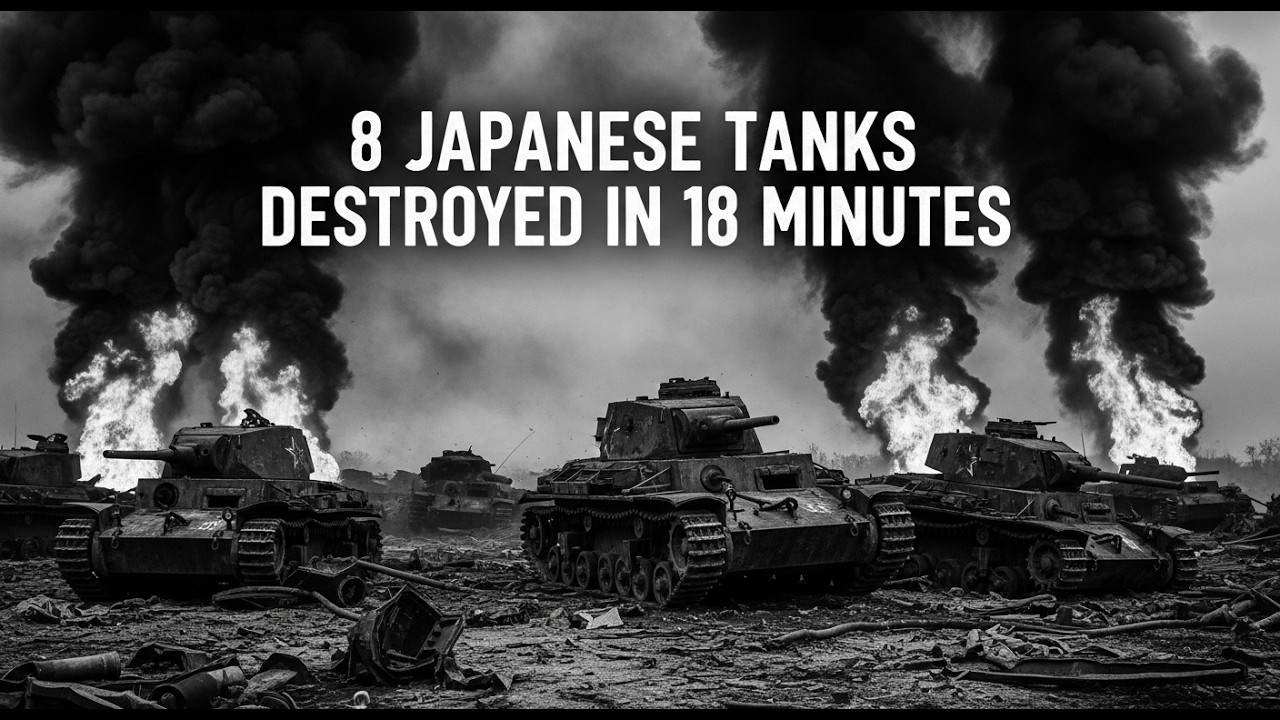 Japanese Thought Their Type 97 Tanks Were Invincible — Until Americans Destroyed 8 in 18 Minutes
