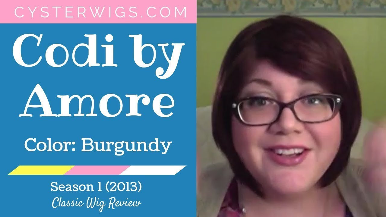 CysterWigs Wig Review: Codi by Amore in Burgundy [S1E3 2013]
