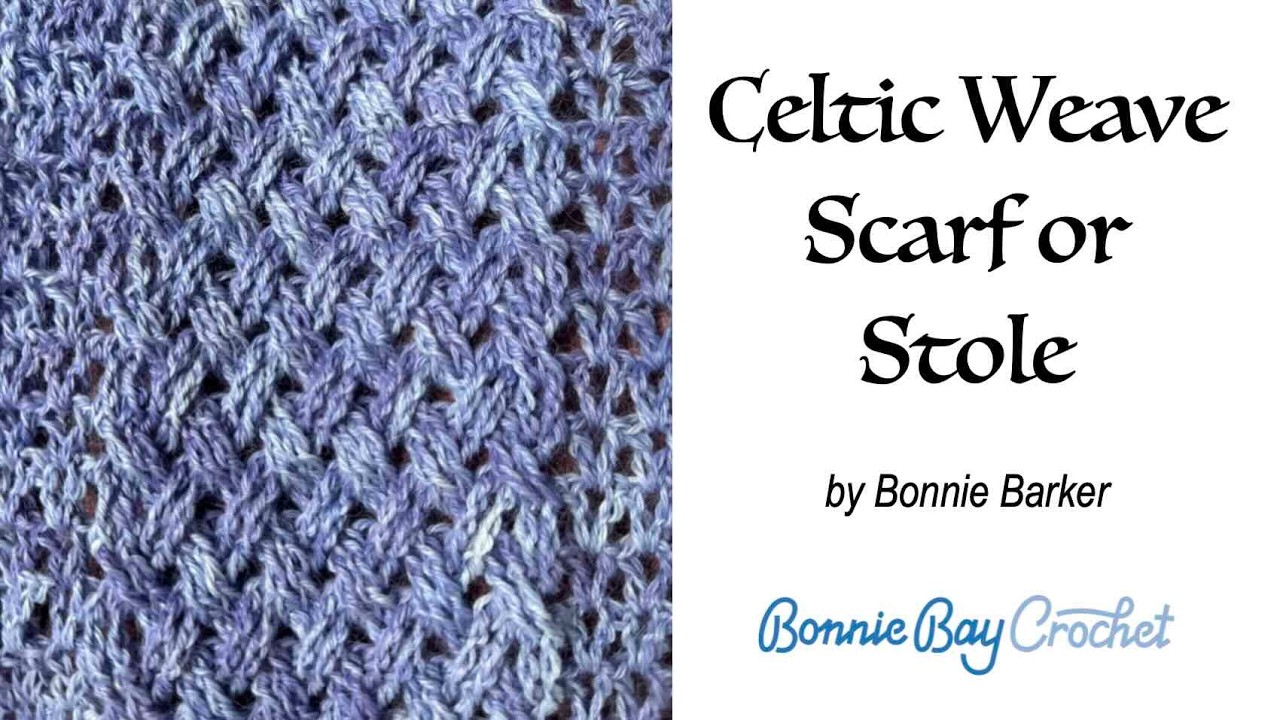 Celtic Weave Scarf or Stole