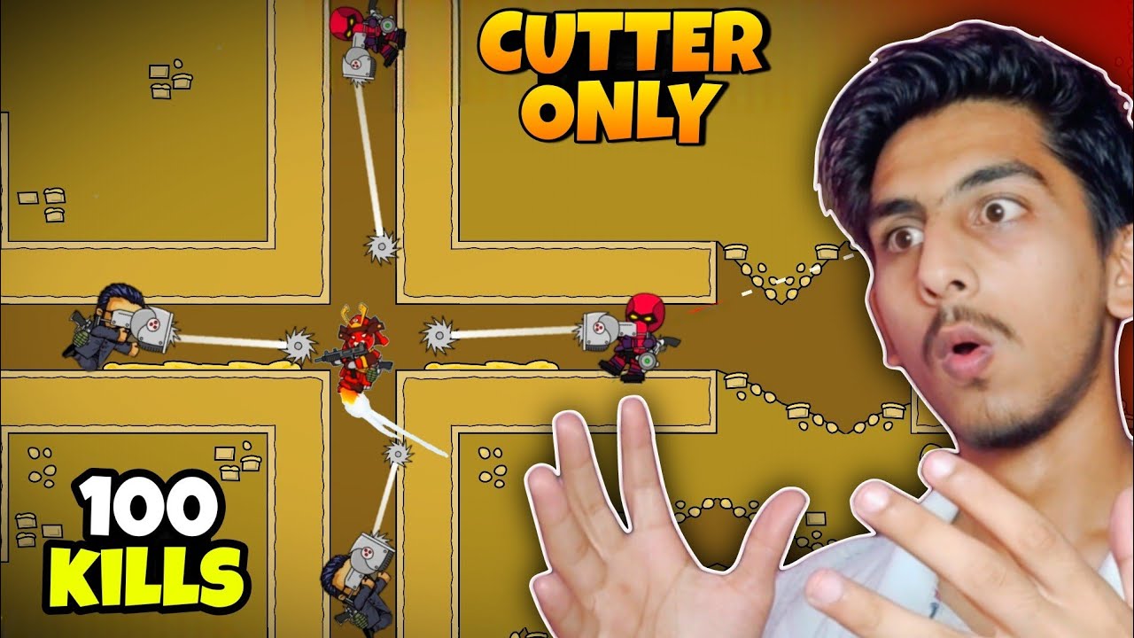MINI MILITIA CUTTER ONLY GAMEPLAY