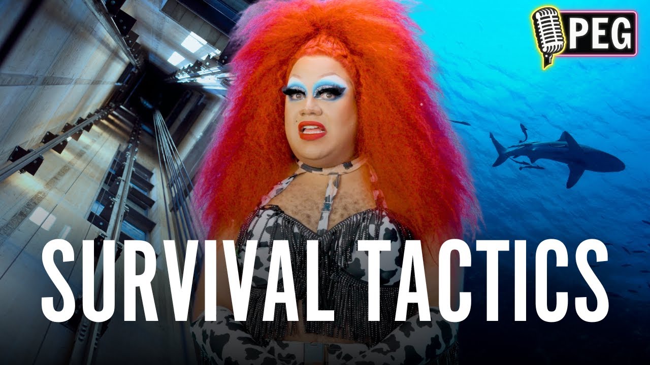 Can Meatball Survive a Plummeting Elevator & Shark Attack? I Survival Tactics
