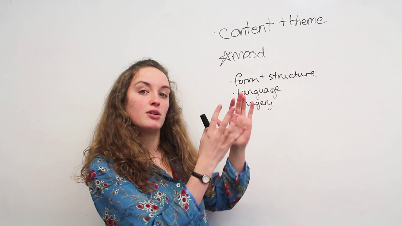 GCSE English Literature -Unseen Poetry Tutorial