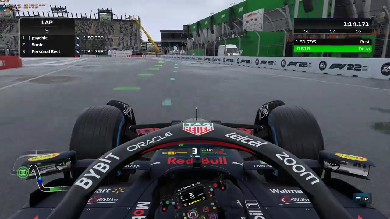 F1 2022 Mexico TT rain