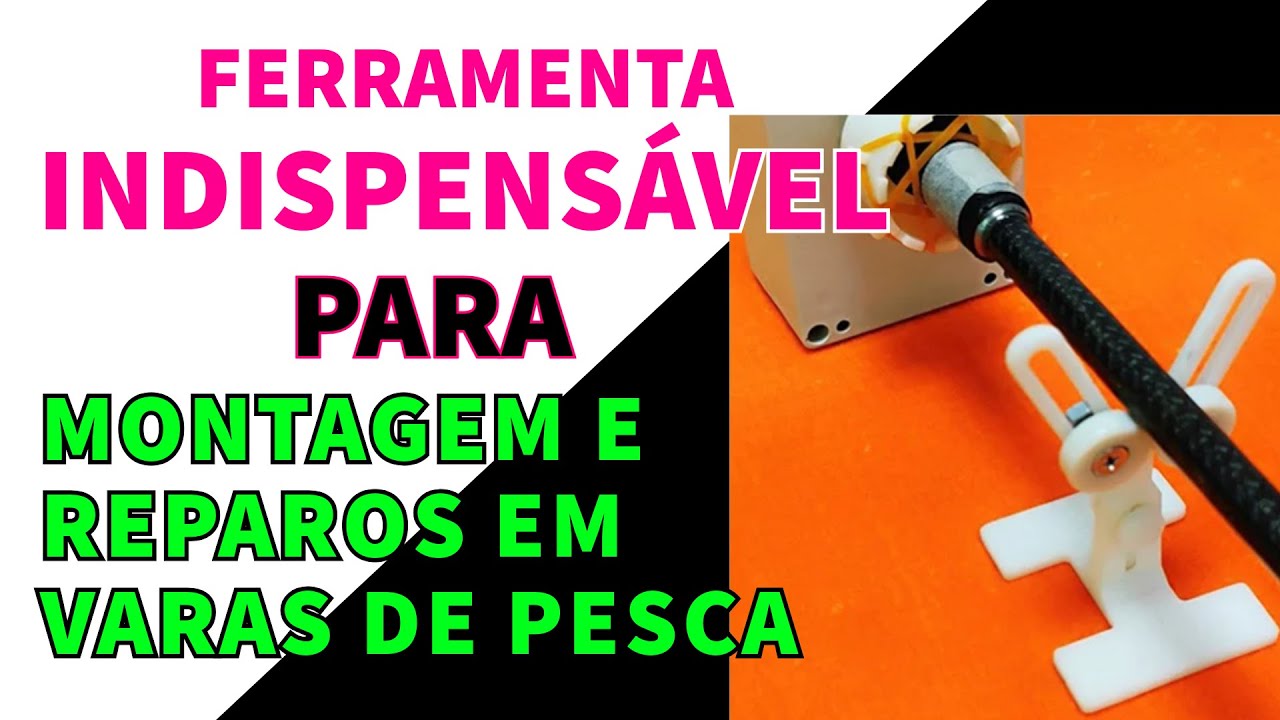 GIRADOR  para montagem e reparos de varas de pesca -  BOM E BARATO