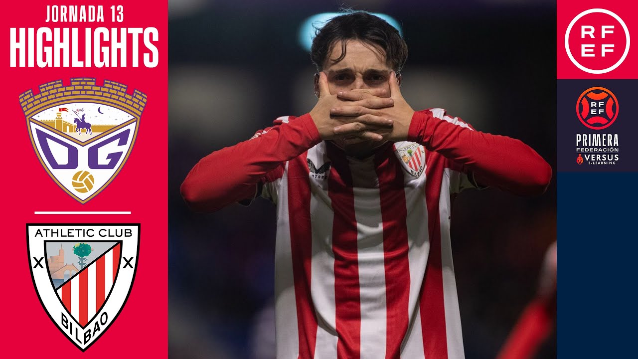 Resumen #PrimeraFederaci&oacute;n | CD Guadalajara 2-3 Athletic Club B | Jornada 13 | Temporada 2025/26
