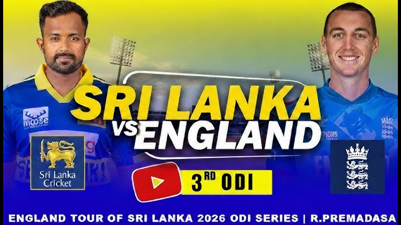 Sl vs ENG 3rd odi live #cricket26live  #srilankacricket #livestream