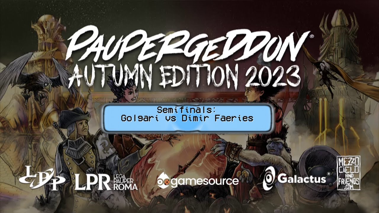 Semifinals Paupergeddon Autumn Edition 2023 - Golgari Garden (Loss) vs Dimir Faeries (Audizi)