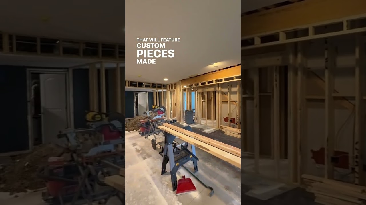 Part 2️⃣ of our 2007 Basement Remodel.