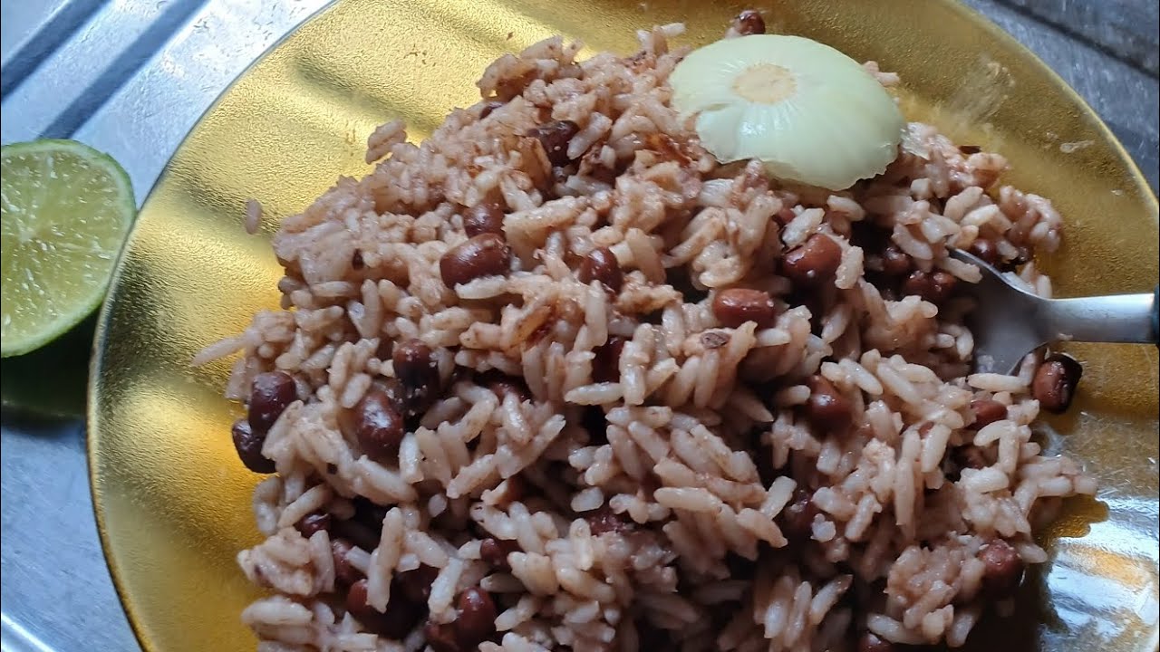 Meu almoço de hoje-Baião com peixe 