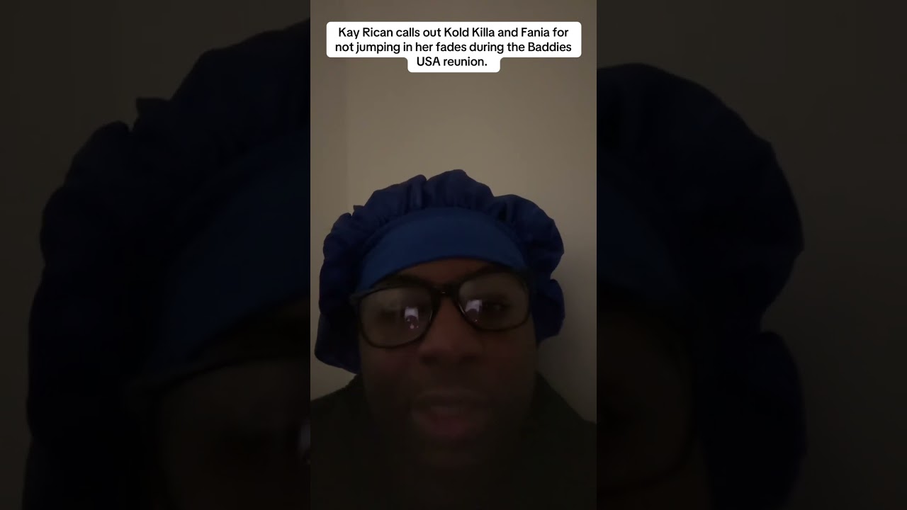 Kay Rican calls out Kold Killa and Fania for not jumping in her fades at the Baddies USA reunion. 