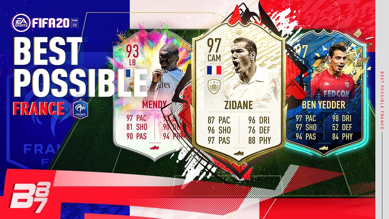 BEST POSSIBLE FRANCE TEAM w/ 98 TOTY MBAPPE & 97 TOTS BEN YEDDER!  | FIFA 20 ULTIMATE TEAM