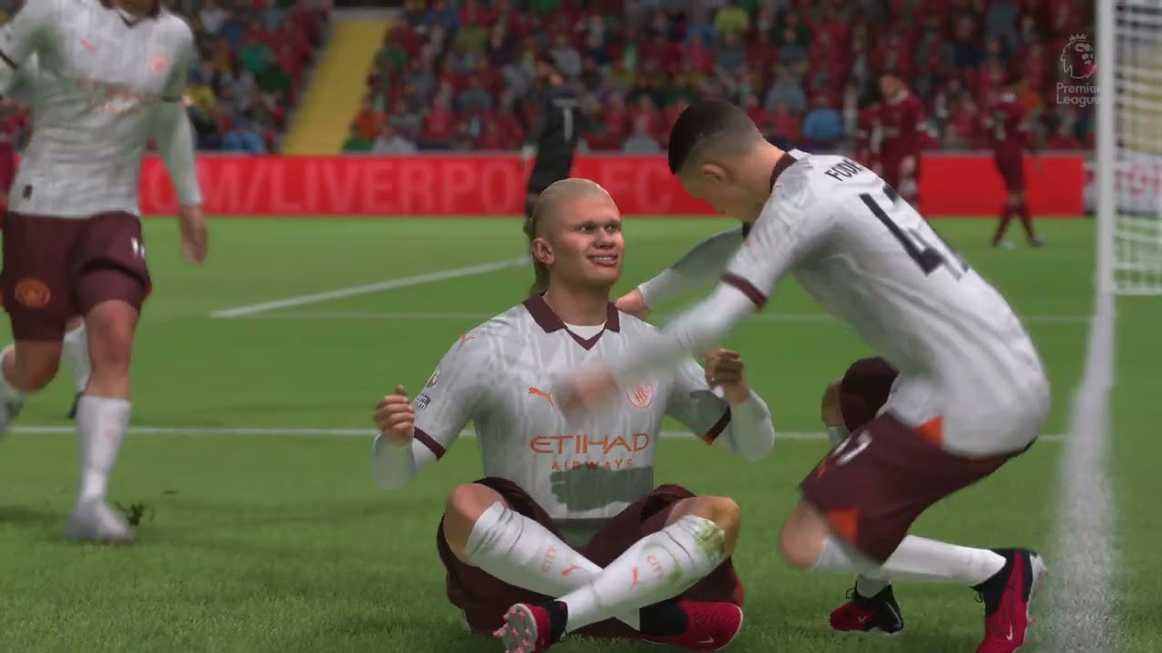 EA FC 24 - Liverpool Vs Man City | Anfield | Gameplay PS4 Old Gen [4K HDR]