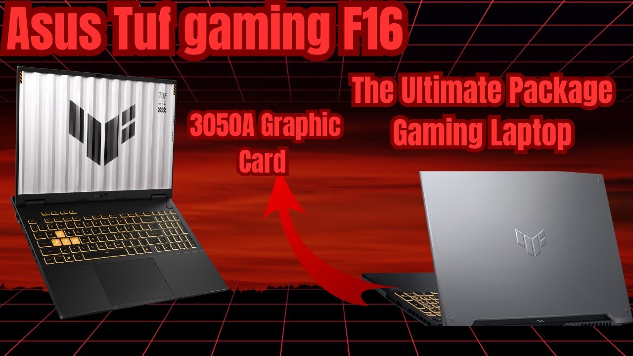 Asus Tuf Gaming F16/With type-C charging option/best laptop for gamers
