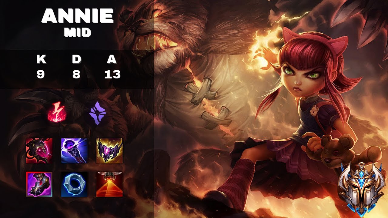 Mid Annie vs Orianna - Challenger League of Legends Replay