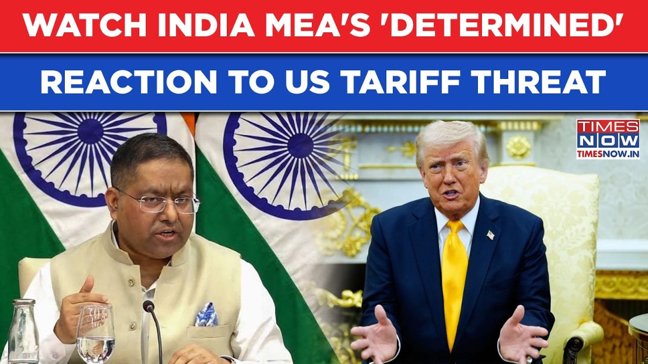 India's 'Determined' MEA Sends Modi's Message To Trump On US' 100% Tariff Threat: New Delhi Says...