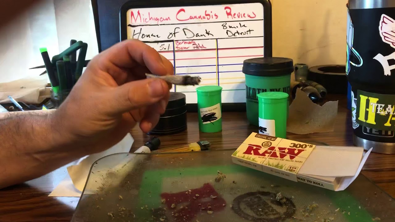 Michigan cannabis review &ldquo;house of dank&rdquo; (Bermuda sour patch)