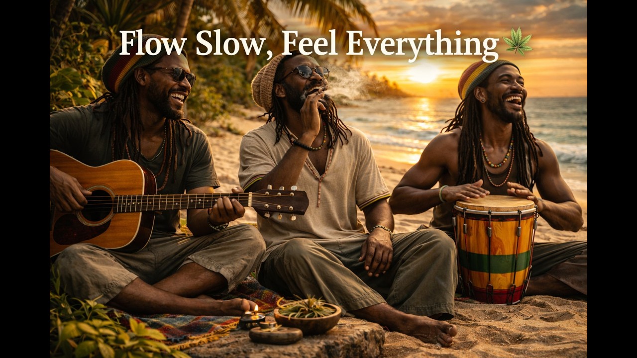 Flow Slow, Feel Everything 🌿 Deep Roots Reggae Sunset Mix | Roots & Vibes