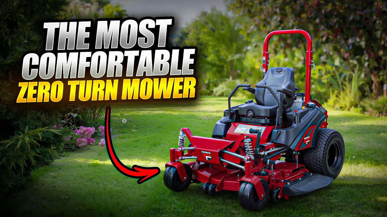 The Most Comfortable Zero Turn Mower!