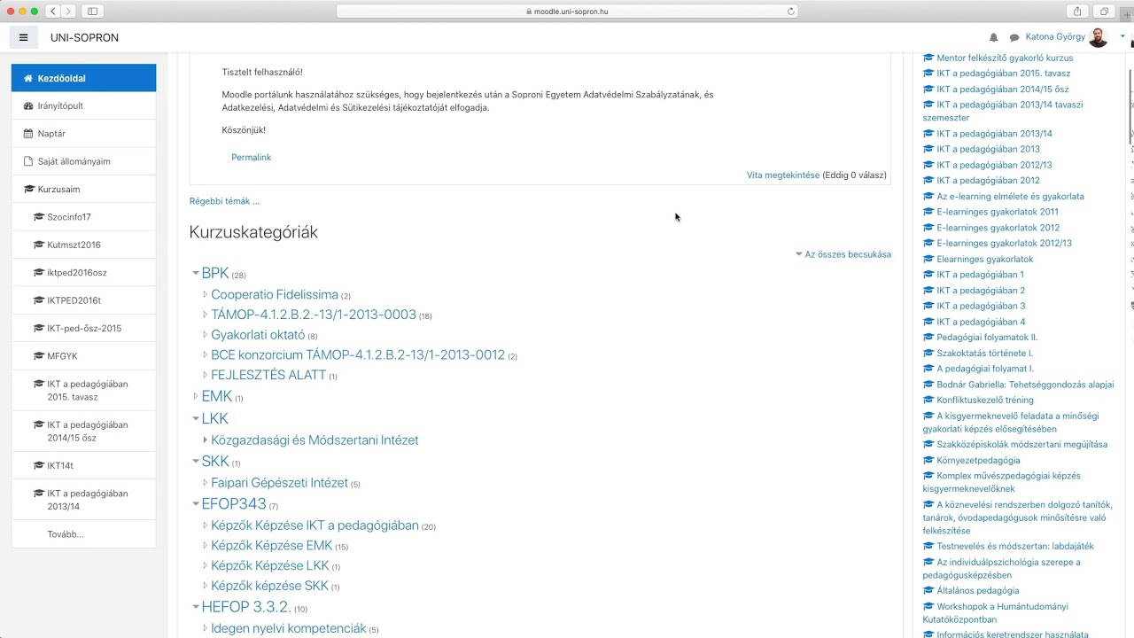 01   Belépés a Moodle ba
