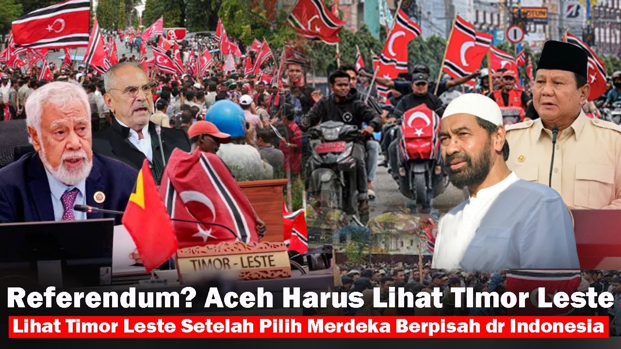 🟥KIBARKAN BENDERA! ACEH HARUS TAU Ini yg Terjadi di TIMOR LESTE SAAT pilih MERDEKA dr INDONESIA