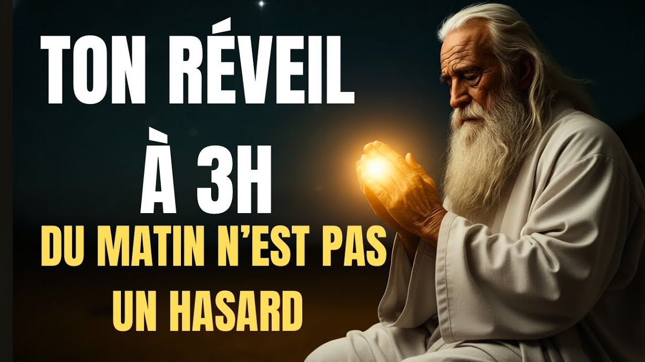 Si tu te réveilles à 3h du matin, adresse tout de suite ces mots à Dieu. 