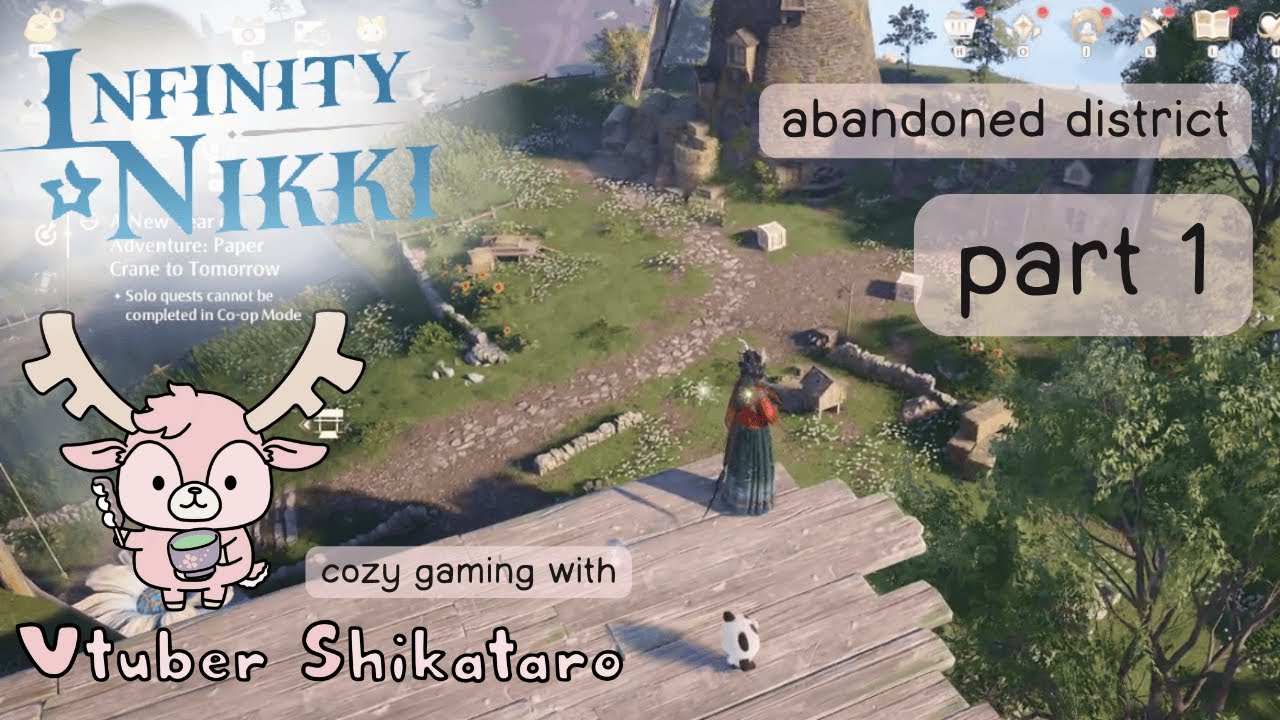 Highlight: Shikataro's cozy gaming night- playing Infinity Nikki - Abandoned district part 1