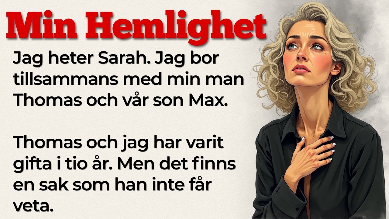 Min mörka hemlighet | Learn Swedish with Stories | Swedish Stories