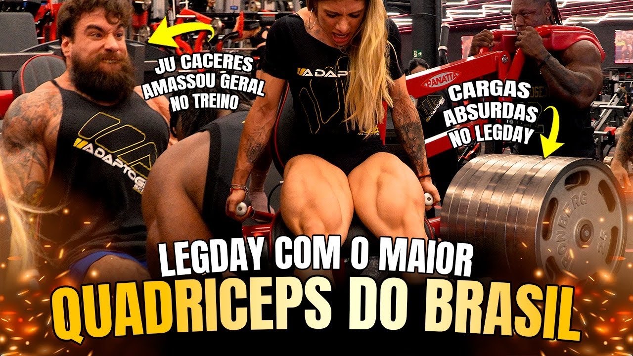 LEGDAY ÉPICO | MELHORES QUADRICEPS DO BRASIL