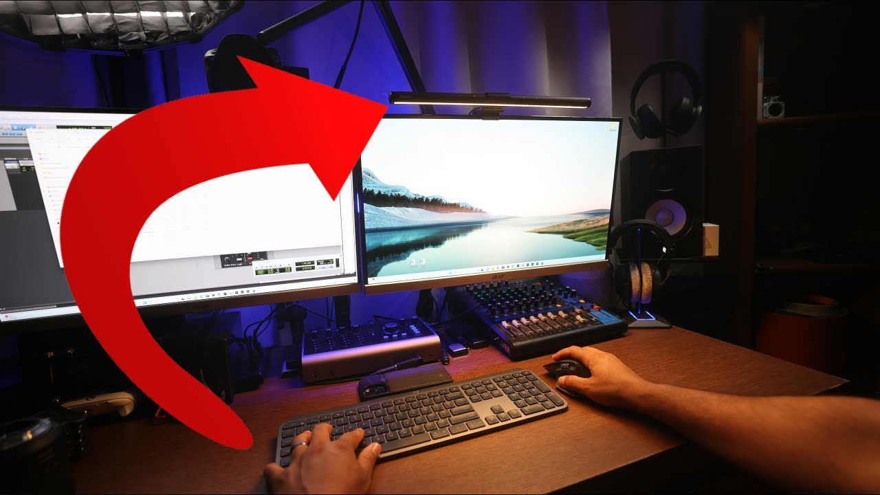 Effective Ambient Lighting for Office | Quntis LED Monitor Light  | Setup and Review