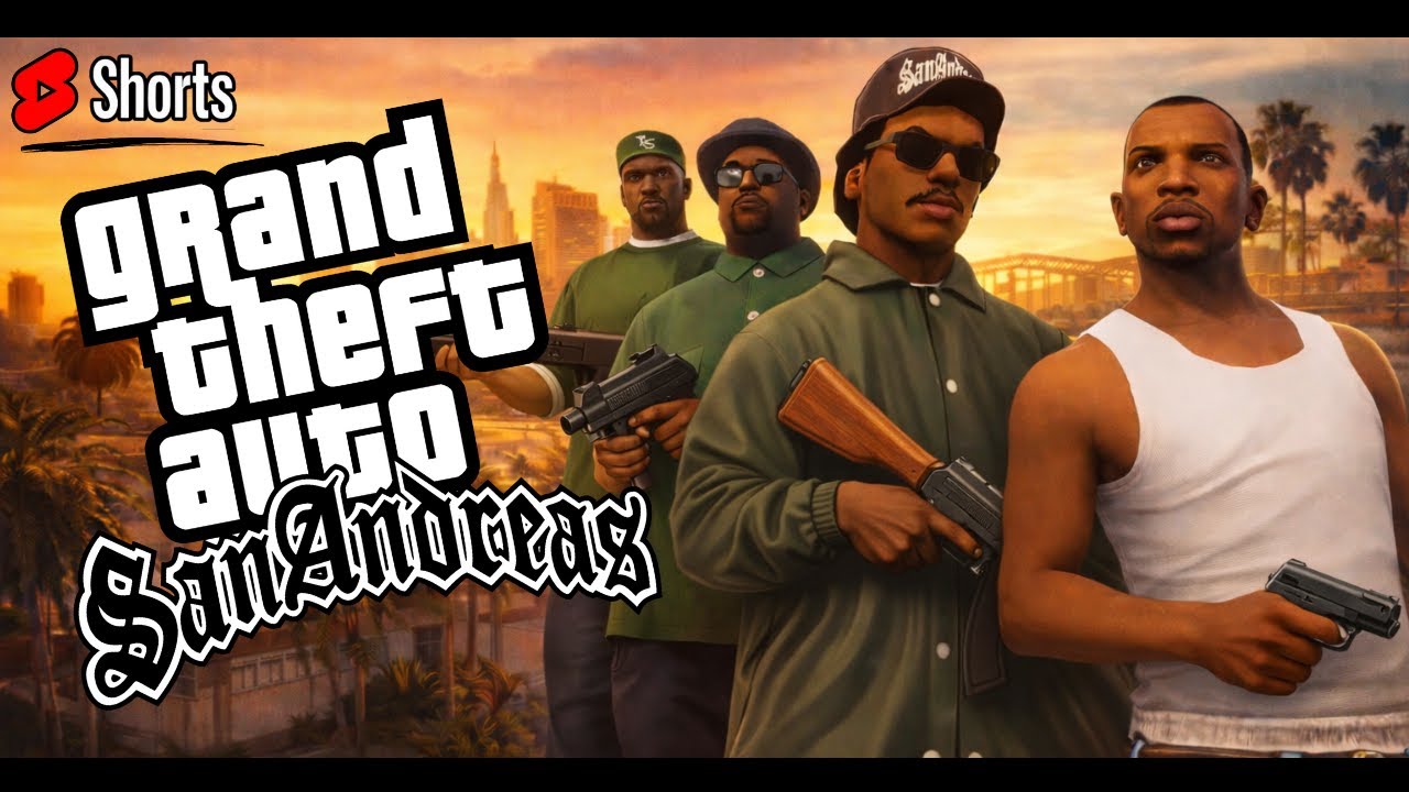 ЛУЧШАЯ GTA ВСЕХ ВРЕМЁН | GTA San Andreas — The Definitive Edition [2023] #3 #shorts #PavelOK10