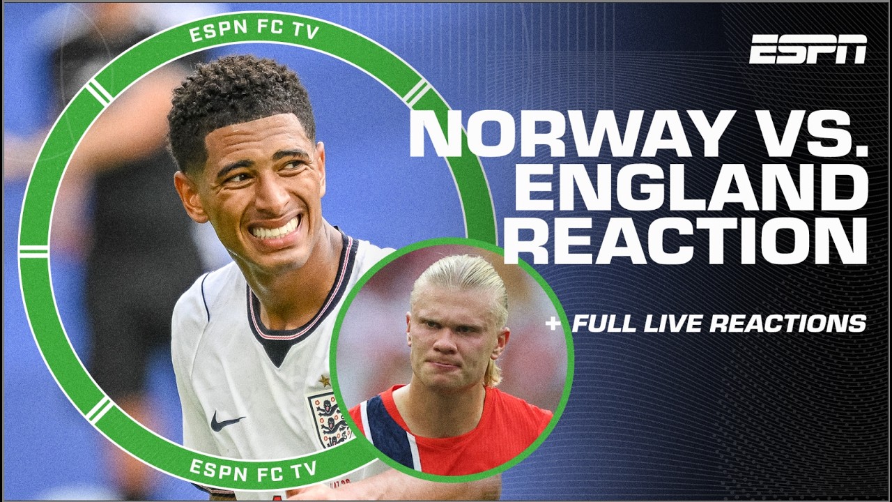 Jude Bellingham BRACE! Norway vs. England [FULL LIVE REACTION] | ESPN FC