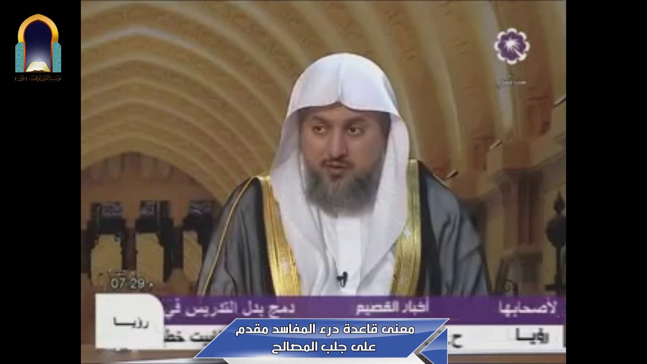 معنى قاعدة درء المفاسد مقدم على جلب المصالح