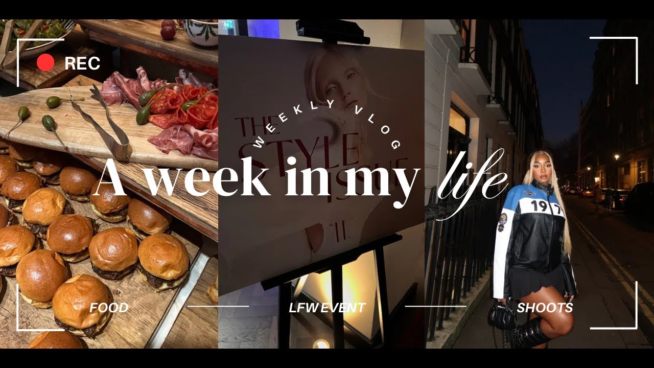 WEEKLY VLOG| LFW, GIRLVRSE SHOOT ,SKINCARE