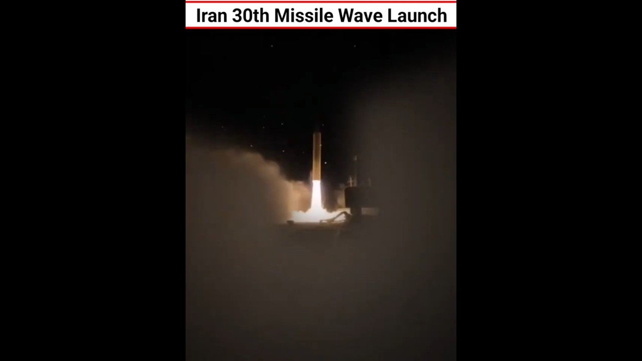 Iran 30th Missile Wave Launch #shorts