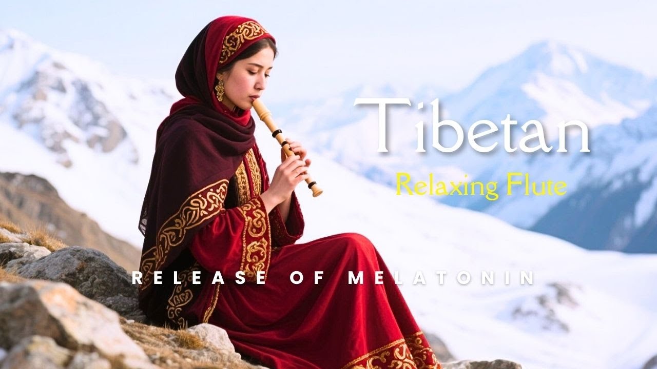 🎧 Let Tibetan Flute Fill the Room | Light Background Sounds to Help You Rest and Unwind