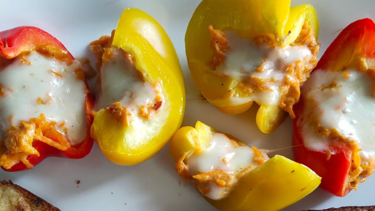 Healthy cheat food Recipe| Lataa Saberwal |Healthy Stuffed Bellpeppers Lataas thali recipes #shorts