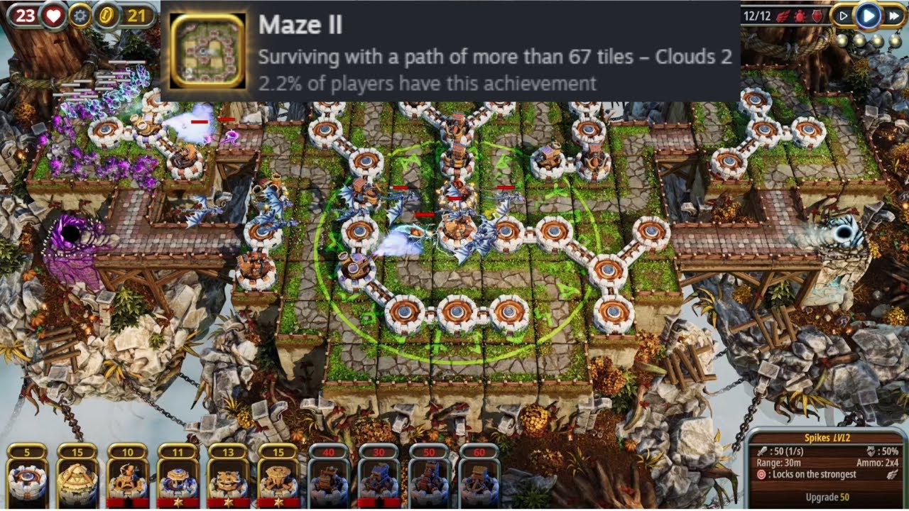 Artisan TD: Cloud 2 [Maze II]