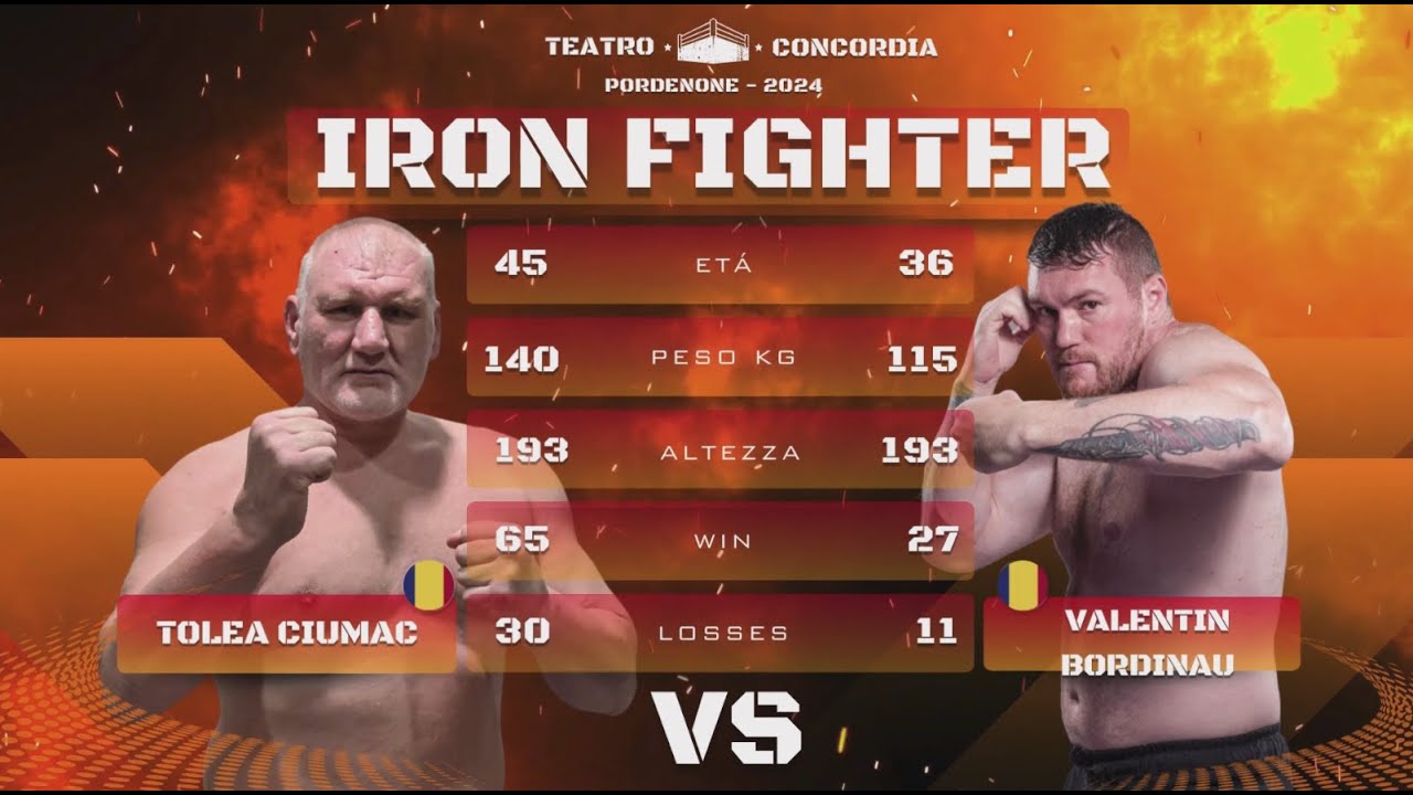 IRON FIGHT NONO MATCH - TOLEA CIUMAC VS VALENTIN BORDIANU