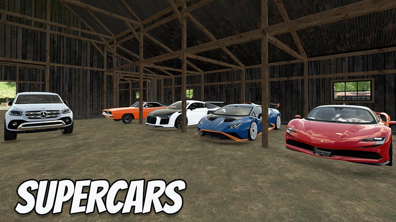 BUYING NEW CARS & SUPERCARS | FARMING SIMULATOR 22 #32 IN HINDI