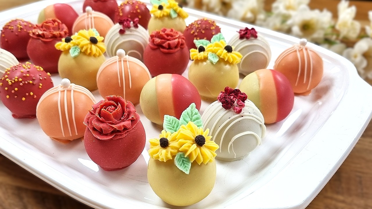 Easy Cake Balls Recipe Homemade cake balls