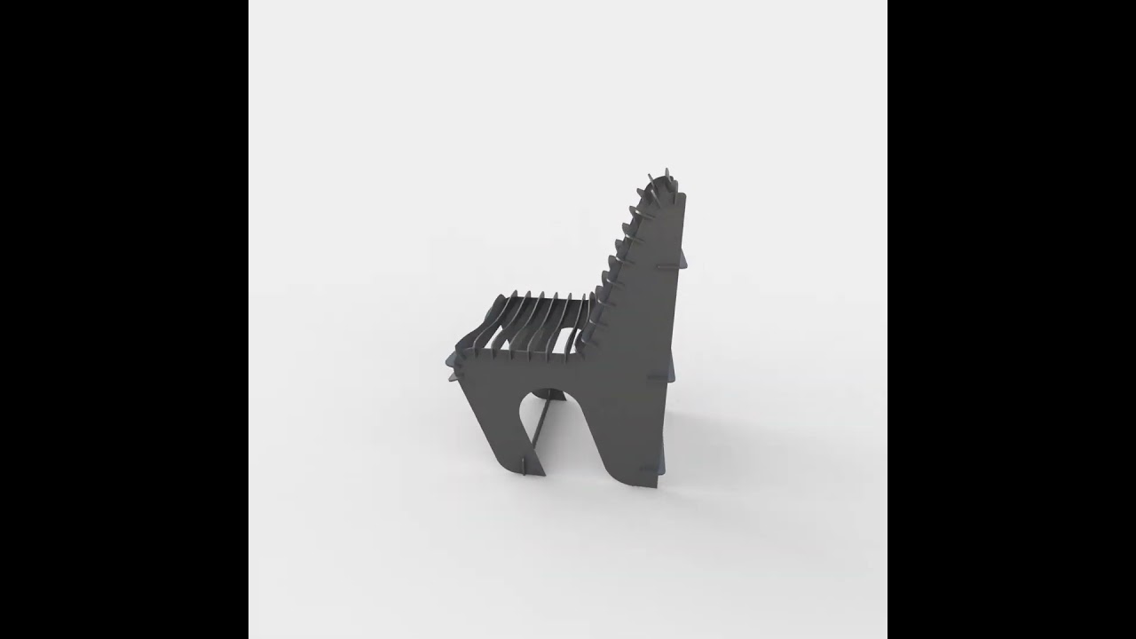 Chair Dxf files for Diy Welding Project, Cnc Laser Plasma Files for cutting