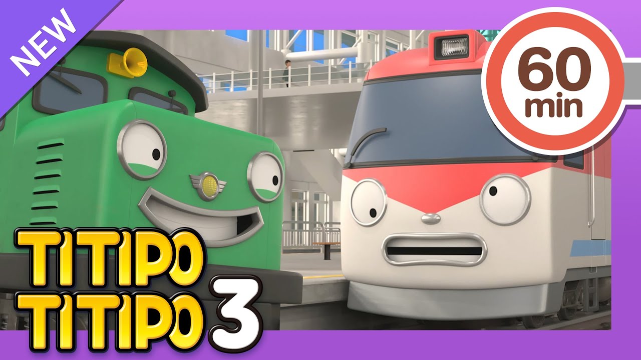 Titipo S3 Episodes Compilation EP 1-5 l Stop joking around! and more l Titipo the Little Train